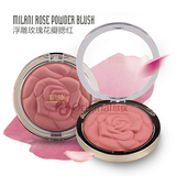Milani ROSE POWDER BLUSH浮雕玫瑰花瓣腮红哑光花漾光感持久显色