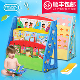 儿童图书架宝宝幼儿园卡通展示架塑料简易桌上小型书柜绘本收纳架