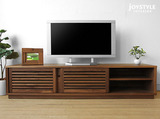 纯进口北美白橡木日式简约现代新款客厅卧室电视柜可储物收纳抽屉