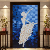 大型壁画 客厅玄关走廊背景墙壁纸 欧式油画3d抽象墙纸 芭蕾舞