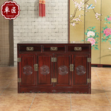 卓匠新中式古典红木餐边柜储物柜实木碗柜酒柜茶水柜简约客厅