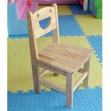 正品实木靠背椅子加厚儿童桌椅宝宝小凳子幼儿园专用学习环保坐椅