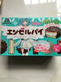 现货，日本森永初音未来限定款哈密瓜味巧克力棉花糖蛋糕派72g