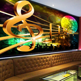 大型壁画 主题KTV酒吧墙纸壁纸3D立体无缝电视背景墙布 音乐舞厅