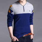 新款春季薄款线衫毛衣男青年学生装长袖韩版羊毛衫修身针织打底衫