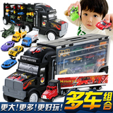 货柜卡车合金汽车模型集装箱儿童玩具2 3 4 5 6 7岁男孩生日礼物