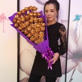 金玫瑰 批发 24k金箔玫瑰花束 母亲节送妈妈女友女生创意生日礼物