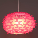 北欧宜家创意鸟巢吸顶吊灯PVC现代简约吸吊两用灯创意艺术卧室灯