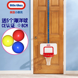 little tikes美国小泰克宝宝玩具 挂式儿童篮球架 球类运动玩具