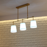 长方形餐厅三头吊灯个性吧台吊灯LED吧台餐厅吊灯个性创意吊灯