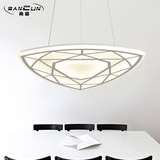 LED餐厅吊灯 个性创意北欧极简亚克力现代简约办公卧室灯无极调光