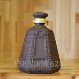 紫砂酒瓶系列 宝塔酒瓶六方、五方陶瓷紫砂酒瓶可刻厂名