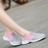 夏天运动鞋女士网鞋运动跑步女鞋透气网面鞋阿甘鞋大码女鞋41-43