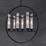 美式工业复古铁艺餐厅蜡烛吊灯北欧简约创意个性咖啡厅艺术吊灯