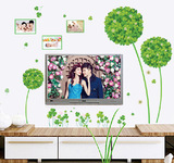 家居墙贴卧室温馨装饰贴画创意浪漫田园客厅沙发电视背景墙壁贴纸