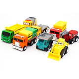 【天天特价】迷你8只小汽车套装儿童回力工程车模型 宝宝益智玩具