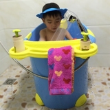 婴儿大号浴盆小孩洗澡盆加厚儿童洗澡桶宝宝沐浴桶可坐塑料泡澡桶