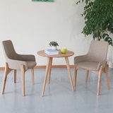 北欧宜家实木餐椅现代简约设计师酒店样板房办公索罗椅新品