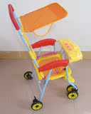 特价婴儿推车折叠推车有音乐 仿藤推车 儿童推车餐椅万向轮带刹车