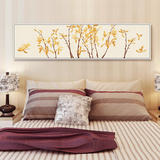 中式客厅装饰画现代简约沙发背景墙单幅挂画餐厅卧室床头横幅壁画