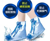 新款 韩版时尚防雨鞋套女防水鞋套防滑加厚底雨鞋套高跟雨靴套女
