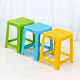 塑料凳子时尚弧形凳防滑加厚条纹矮凳高凳大方凳塑胶成人椅凳