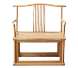 新中式免漆老榆木禅意圈椅官帽椅梳背椅太师椅仿古明清实木家具