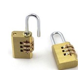 纯铜密码锁箱包锁小密码锁旅行包笔记本电脑包锁挂锁门锁3位密码