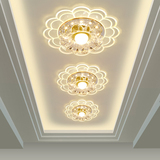 现代简约水晶LED过道灯走廊灯玄光灯门厅射灯筒灯客厅吊顶吸顶灯