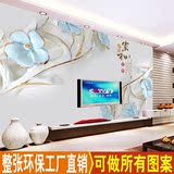 电视背景墙壁纸3d墙纸客厅大型立体壁画现代温馨卧室无缝墙布环保