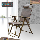 【新款上市】户外休闲折叠藤椅子 高端多功能躺椅子 现代简约藤椅