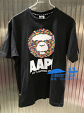 小路香港代购 AAPE 16夏男装 积木猿人头马赛克字母短袖T恤2628