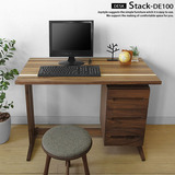 伟创日式现代简约白橡木家用纯实木电脑书桌组合家具支持定制