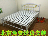 特价双人床欧式双人床1米1.2米1.5米1.8米铁床架席梦思床