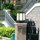 草坪灯柱头灯门柱灯圆形防水超亮花园别墅景观庭院灯现代中式路灯