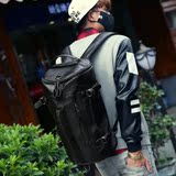 2016新款韩版潮流男士个性双肩包与众不同水桶包户外旅行休闲背包