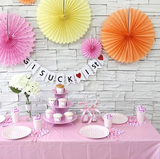 纯色净色生日派对装布置用品 Party周岁装饰餐布台布一次性桌布