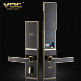 VOC v77智能双开门锁防盗大门密码锁电子指纹锁别墅门锁包安装