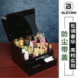 C款化妆品防尘收纳盒有盖大号护肤品收纳箱置物架带盖化妆盒韩式