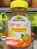 澳洲Nature's Way成人维生素C软糖 vitamin C香橙味 抗感冒 120粒