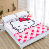 床垫卡通kitty粉色公主可折叠床垫懒人床榻榻米褥子可爱寝室床垫