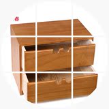 包邮办公室桌面杂物收纳盒实木质首饰储物箱多层抽屉式桌上文件柜