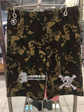 低折 香港代购  AAPE X One Piece 海賊王 猿人头标迷彩短裤 9132