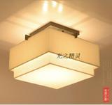 新中式吸顶灯正方形LED中式灯具客厅灯北欧美式卧室吸顶灯餐厅灯