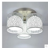 新款创意客厅灯 温馨浪漫卧室灯LED吸顶灯现代简约水晶灯餐厅灯饰