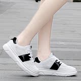 阿迪adidas风格夏季女鞋韩版平底白色板鞋休闲运动鞋女百搭网361