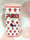 香港代购 日本进口零食 MEIJI/明治 太空草莓巧克力46g