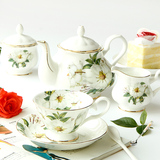 欧式茶具咖啡杯套装骨瓷咖啡具英式下午茶具陶瓷红茶杯整套带托盘