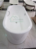 简派洁具 卫浴 铸铁浴缸1.7米非压克力独立裙边浴缸 钢板套浴缸
