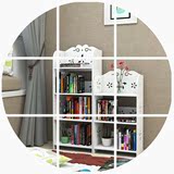 新款环保儿童书架学生书柜客厅置物架组合式落地架镂空收纳架